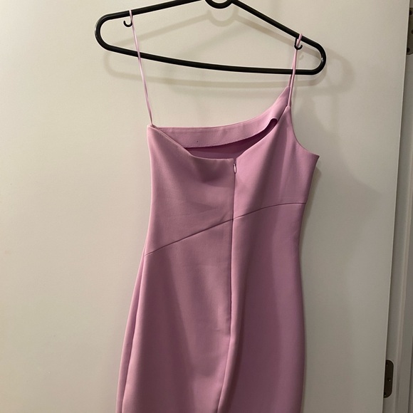 Cocktail one shoulder mini dress - Picture 3 of 8